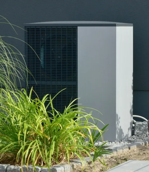 
Warmtepomp buitenunit grijs